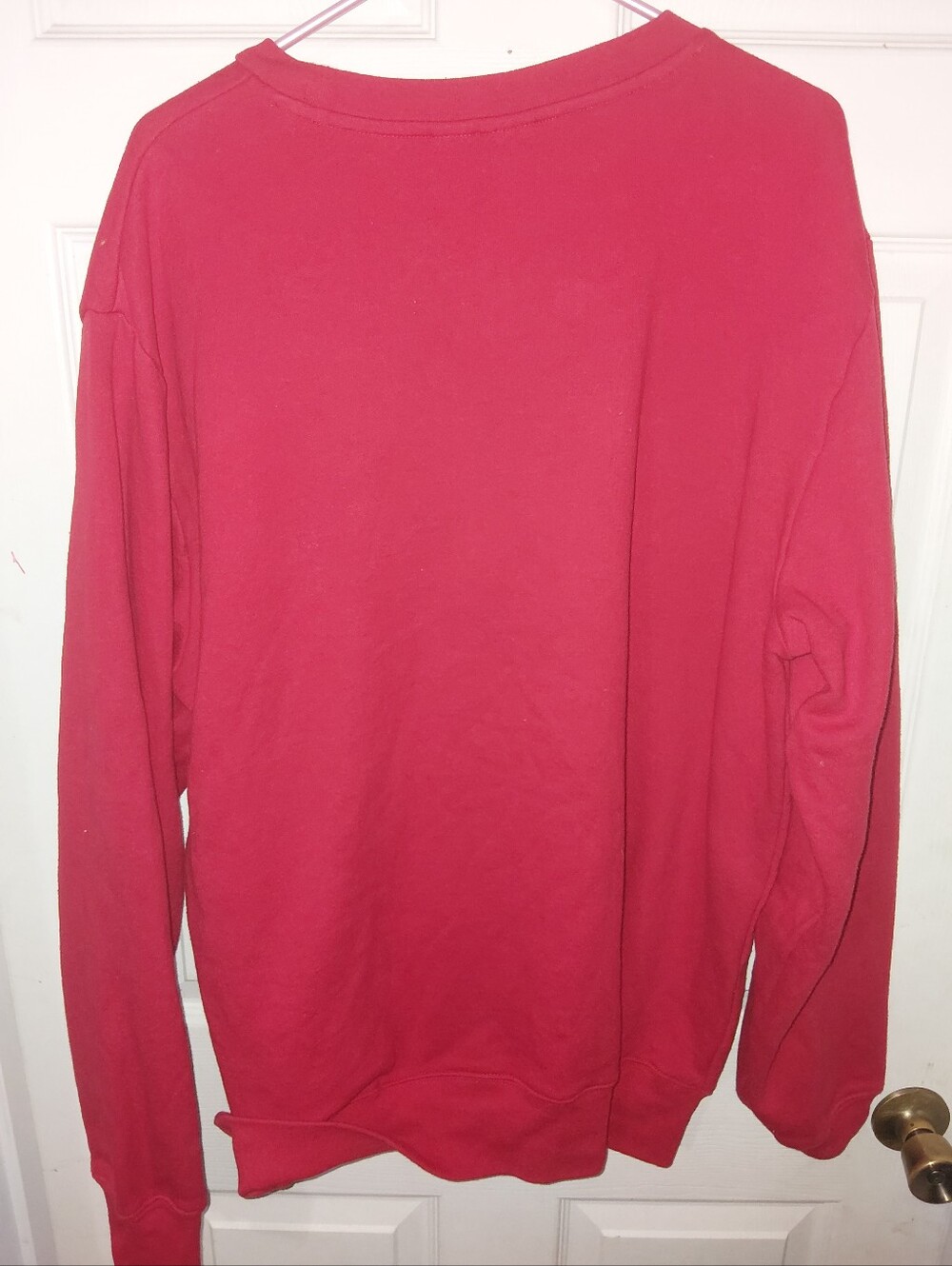 Kansas Red Hoodie with Jayhawk Logo - Picture 4 of 4